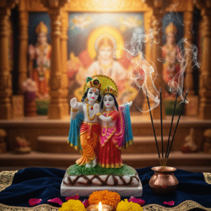 Bhagwan Krishna and Radha Idol